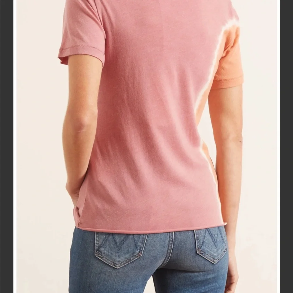 NWOT Raquel Allegra Pink Sunrise Slim TShirt - Picture 2 of 7